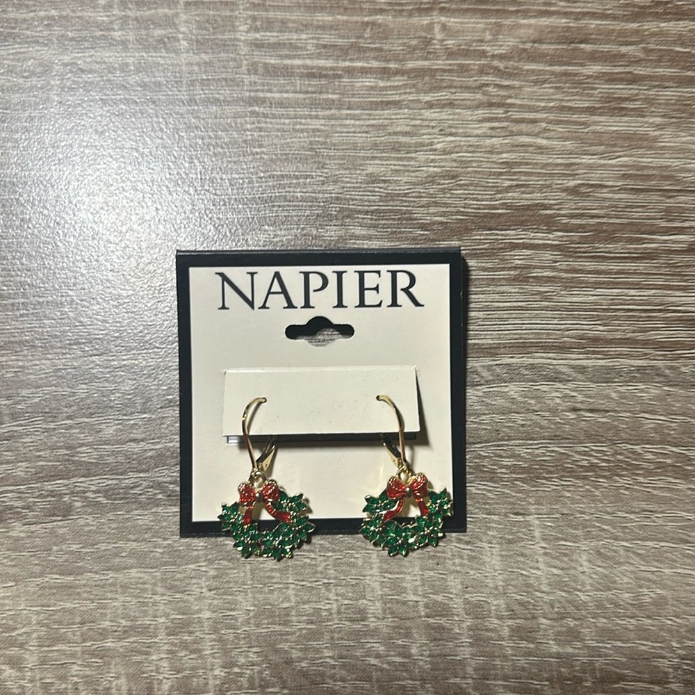 Napier Wreath Huggie Earrings
